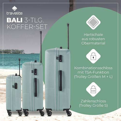 51ykabo5ol. ac .jpg Travelite Beautycase Hartschale Handgepäck, 36 cm, 17 Liter - Kosmetikkoffer mit Organizer- und Aufsteckfunktion für Rei