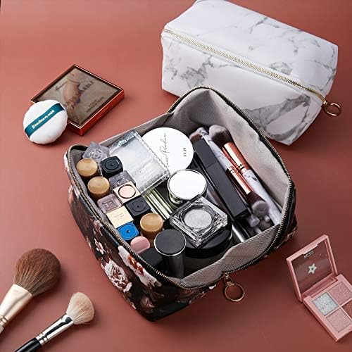 51ypclgq6ql. ac .jpg KALIDI Groß Kapazität Kosmetiktasche Damen Reise Täschchen mit Federmäppchen